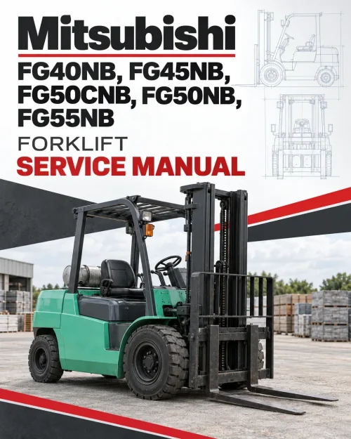 Mitsubishi FG40NB, FG45NB, FG50CNB, FG50NB, FG55NB Forklift Service Manual