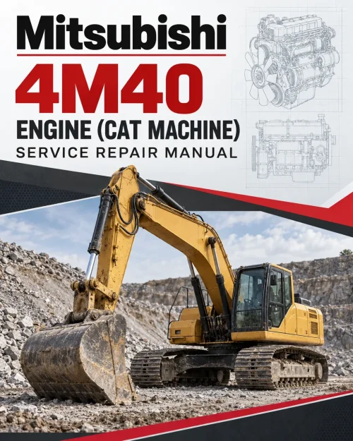 Mitsubishi 4M40 Engine (CAT Machine) Service Repair Manual