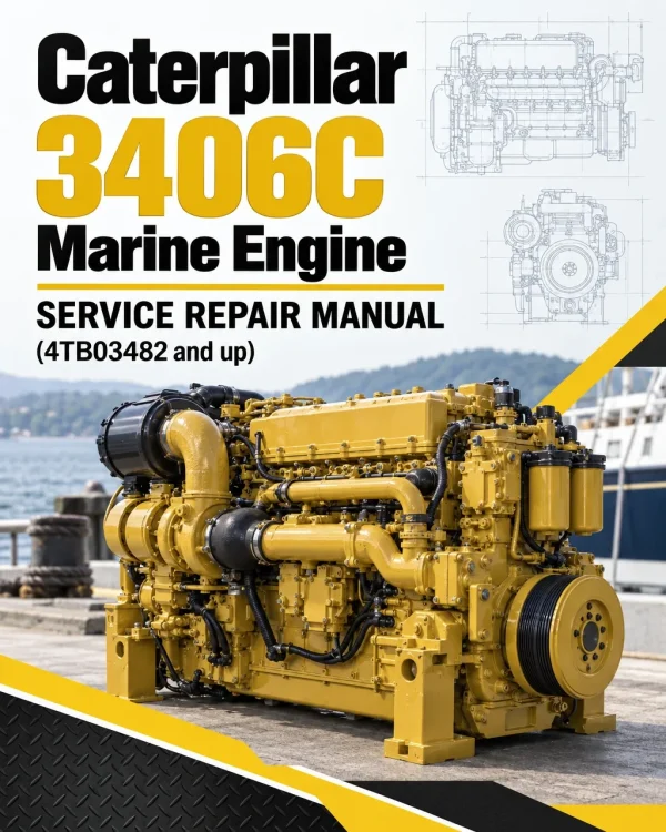Caterpillar CAT 3406C Marine Engine Service Repair Manual (4TB03482 and up) Caterpillar CAT 3406C Marine Engine Service Repair Manual (4TB03482 and up)