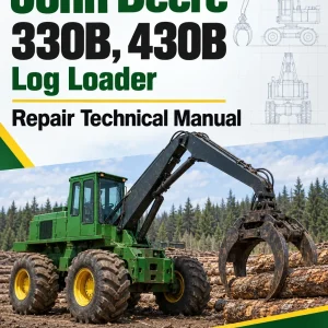 John Deere 330B, 430B Log Loader Repair Technical Manual TMF307843