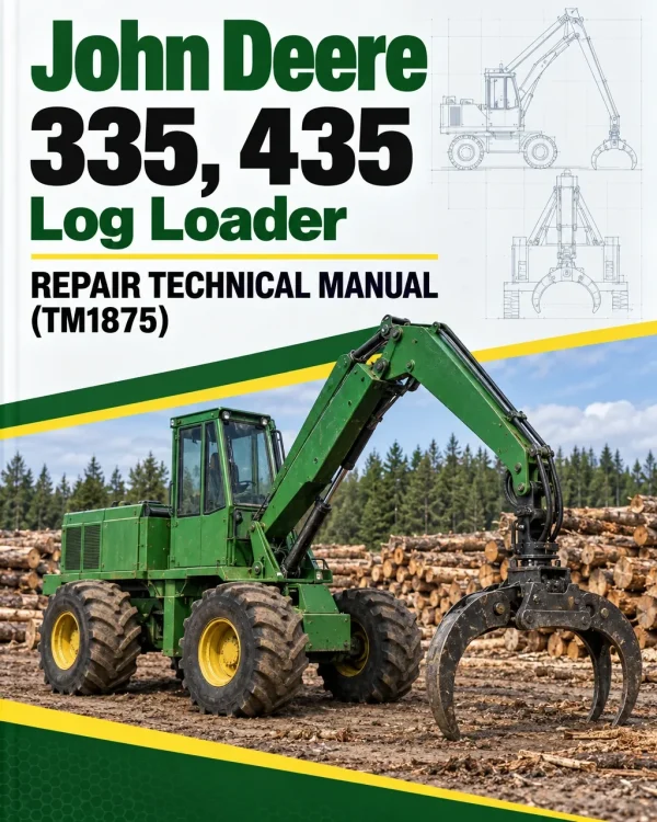 John Deere 335, 435 Log Loader Repair Technical Manual (TM1875) John Deere 335, 435 Log Loader Repair Technical Manual (TM1875)