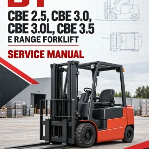 BT CBE 2.5, CBE 3.0, CBE 3.0L, CBE 3.5 E Range Forklift Service Manual