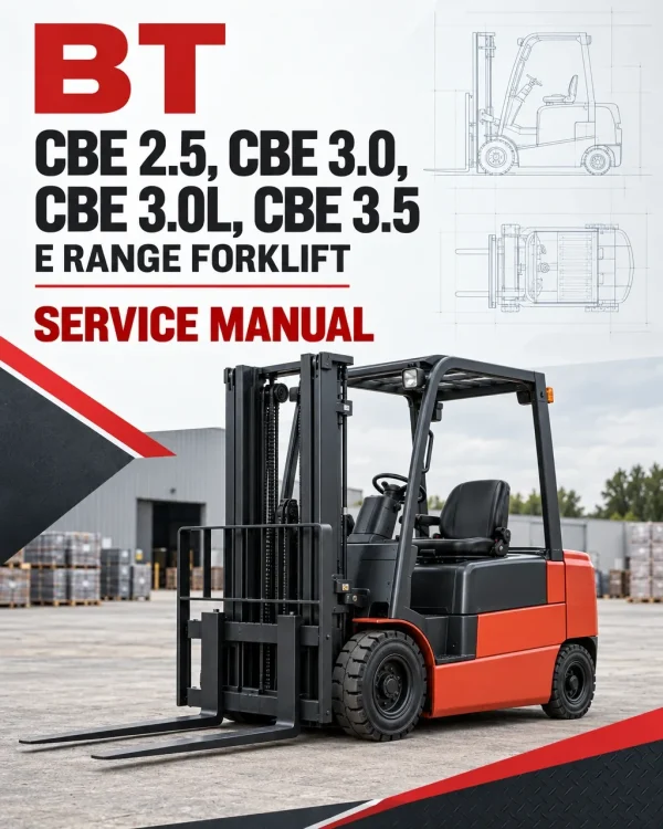 BT CBE 2.5, CBE 3.0, CBE 3.0L, CBE 3.5 E Range Forklift Service Manual