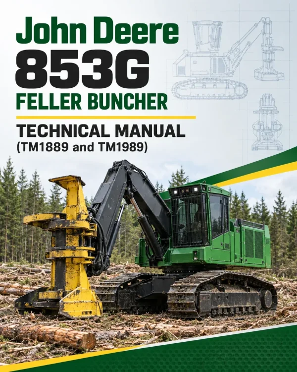 John Deere 853G Feller Buncher Technical Manual (TM1889 and TM1989) John Deere 853G Feller Buncher Technical Manual (TM1889 and TM1989)