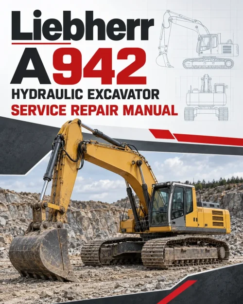 Liebherr A942 Hydraulic Excavator Service Repair Manual Liebherr A942 Hydraulic Excavator Service Repair Manual