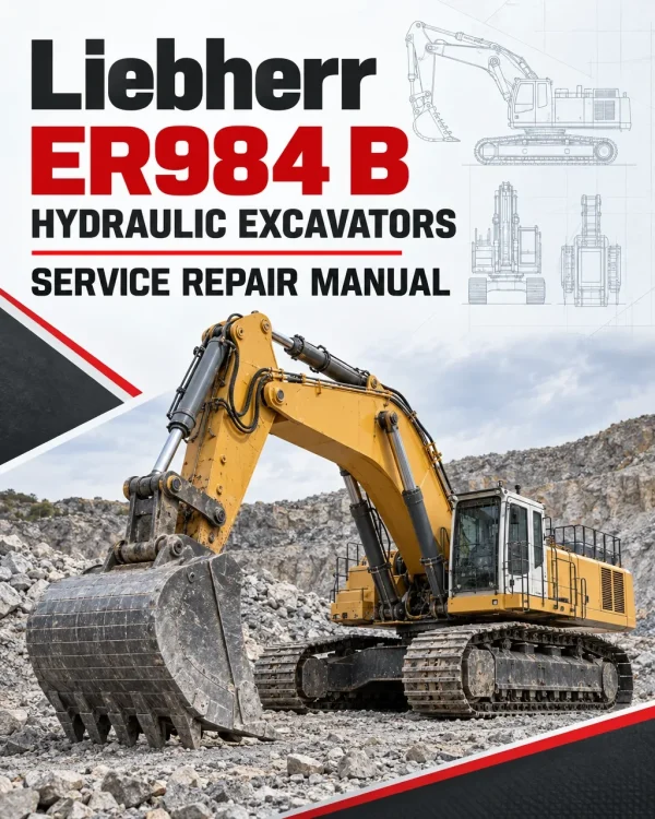 Liebherr ER984 B Hydraulic Excavators Service Repair Manual Liebherr ER984 B Hydraulic Excavators Service Repair Manual