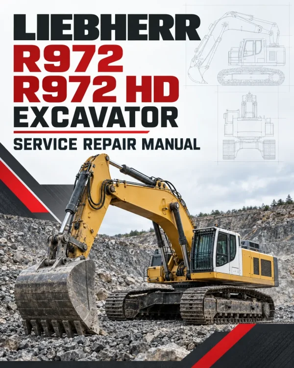 Liebherr R972, R972 HD Excavator Service Repair Manual