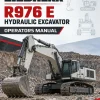 Liebherr R976 E Hydraulic Excavator Operators Manual