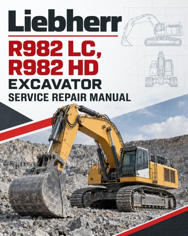 Liebherr R982 LC, R982 HD Excavator Service Repair Manual