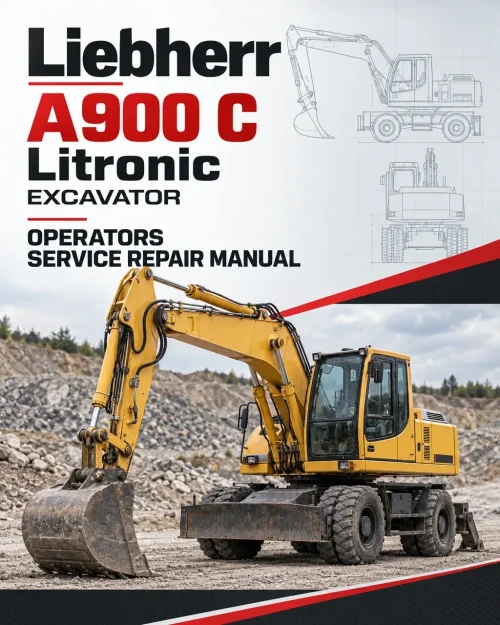 Liebherr A900 C Litronic Excavator Operators Service Repair Manual Liebherr A900 C Litronic Excavator Operators Service Repair Manual