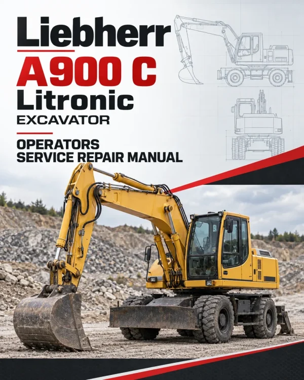 Liebherr A900 C Litronic Excavator Operators Service Repair Manual