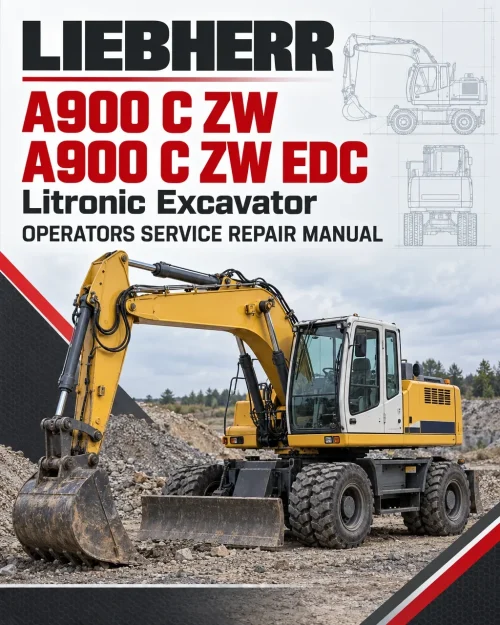 Liebherr A900 C ZW, A900 C ZW EDC Litronic Excavator Operators Service Repair Manual Liebherr A900 C ZW, A900 C ZW EDC Litronic Excavator Operators Service Repair Manual