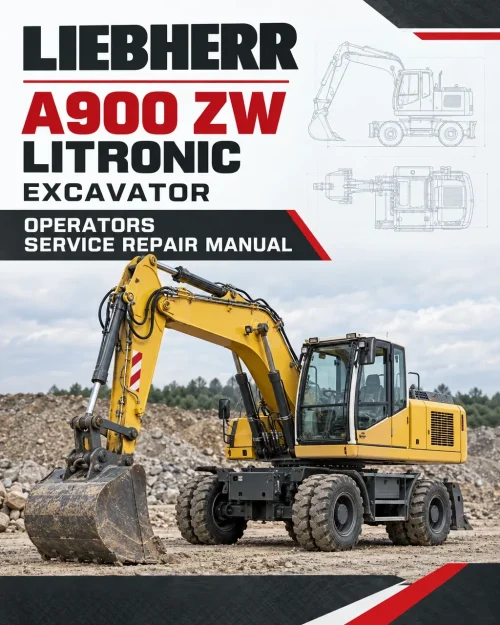 Liebherr A900 ZW Litronic Excavator Operators Service Repair Manual Liebherr A900 ZW Litronic Excavator Operators Service Repair Manual