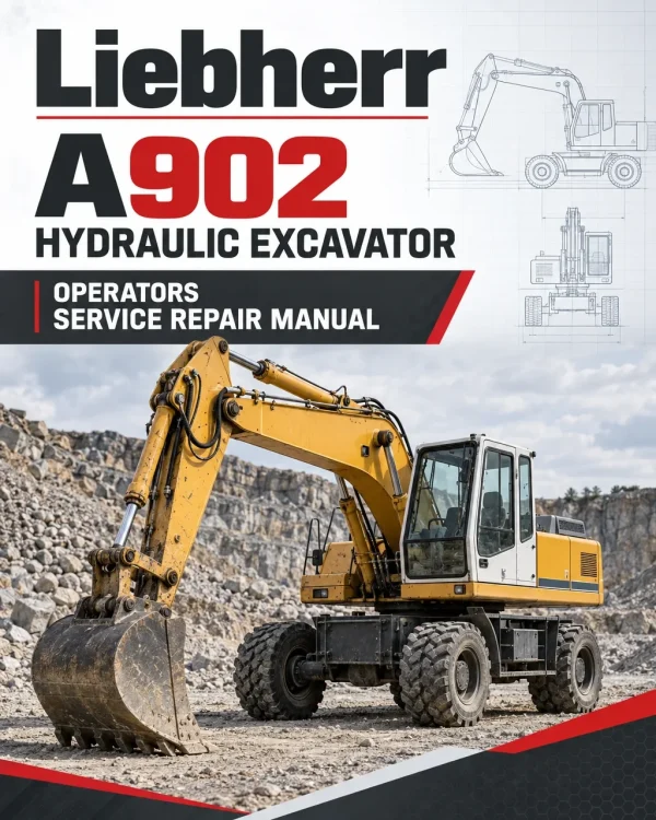 Liebherr A902 Hydraulic Excavator Operators Service Repair Manual Liebherr A902 Hydraulic Excavator Operators Service Repair Manual