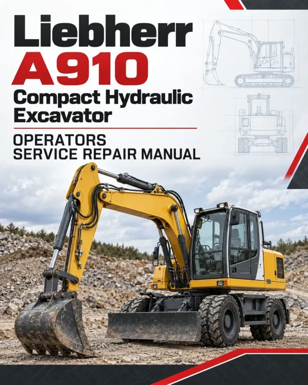 Liebherr A910 Compact Hydraulic Excavator Operators Service Repair Manual