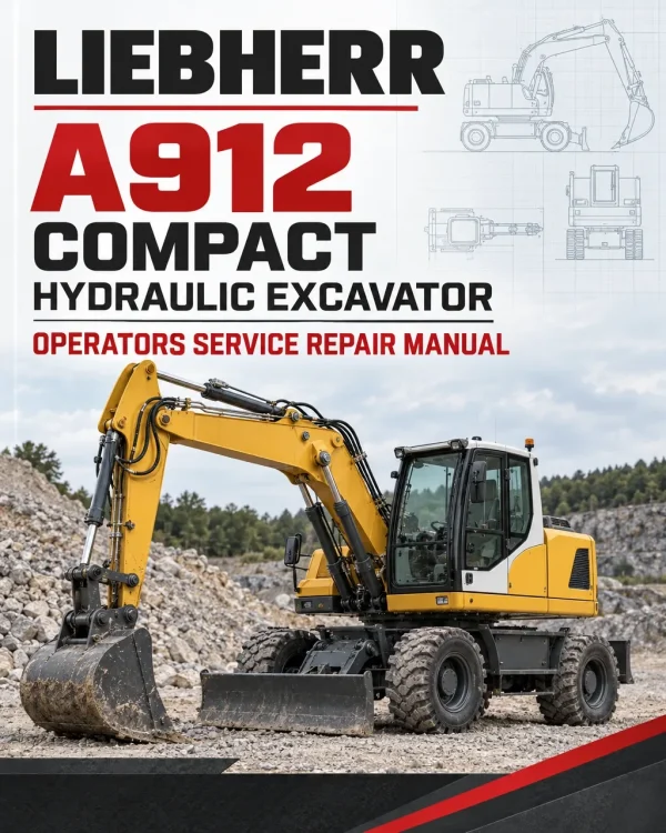 Liebherr A912 Compact Hydraulic Excavator Operators Service Repair Manual
