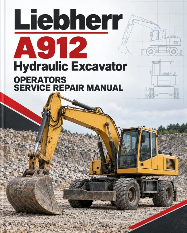 Liebherr A912 Hydraulic Excavator Operators Service Repair Manual Liebherr A912 Hydraulic Excavator Operators Service Repair Manual