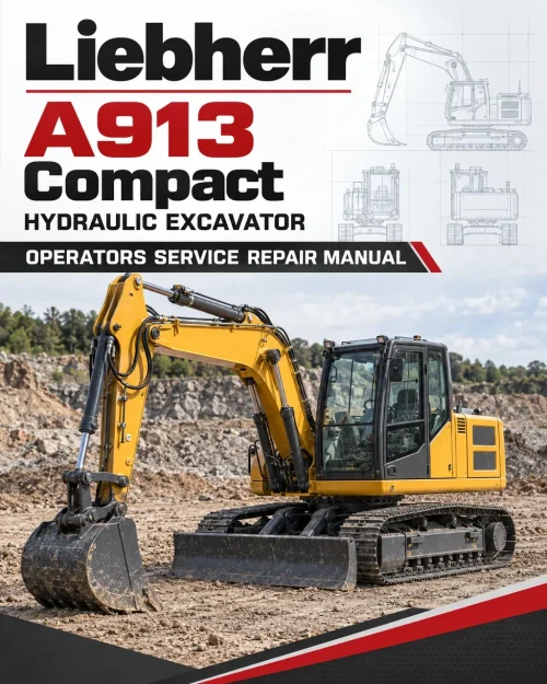 Liebherr A913 Compact Hydraulic Excavator Operators Service Repair Manual Liebherr A913 Compact Hydraulic Excavator Operators Service Repair Manual