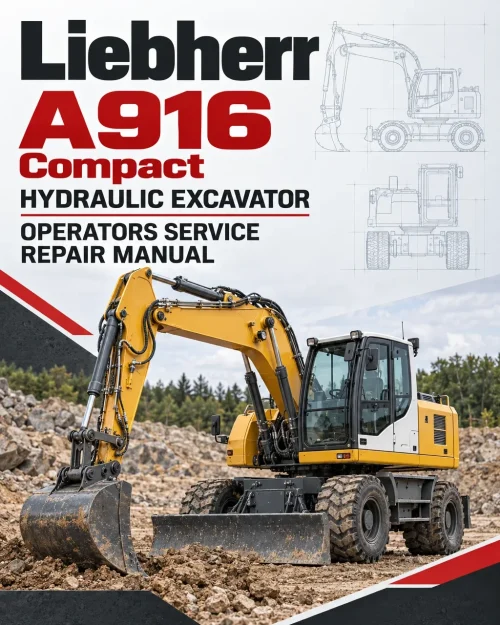 Liebherr A916 Compact Hydraulic Excavator Operators Service Repair Manual Liebherr A916 Compact Hydraulic Excavator Operators Service Repair Manual