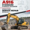 Liebherr A916 Standard Hydraulic Excavator Operators Service Repair Manual Liebherr A916 Standard Hydraulic Excavator Operators Service Repair Manual