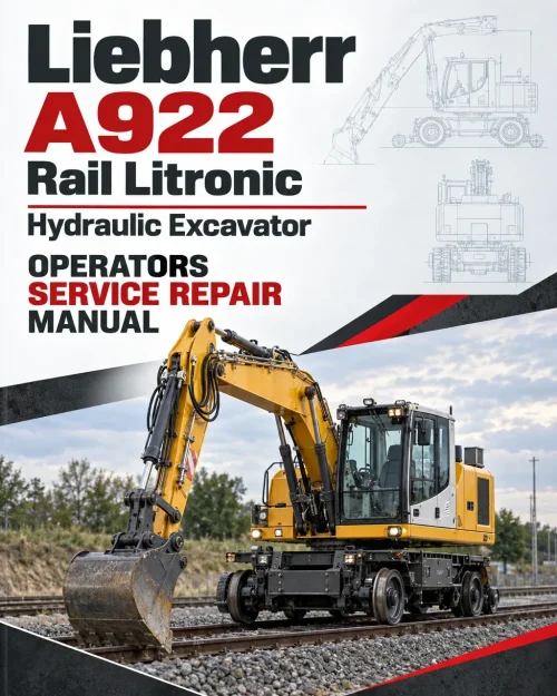Liebherr A922 Rail Litronic Hydraulic Excavator Operators Service Repair Manual Liebherr A922 Rail Litronic Hydraulic Excavator Operators Service Repair Manual