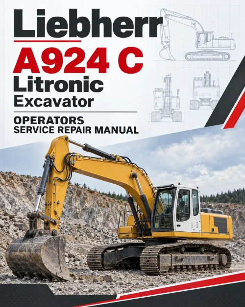 Liebherr A924 C Litronic Excavator Operators Service Repair Manual Liebherr A924 C Litronic Excavator Operators Service Repair Manual