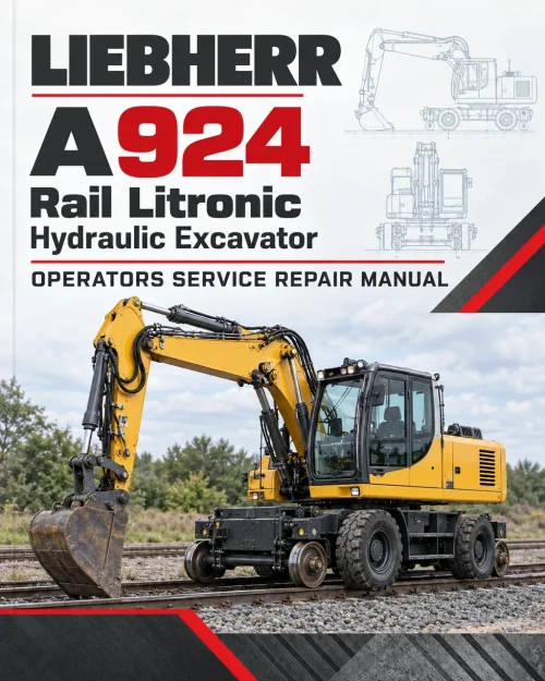 Liebherr A924 Rail Litronic Hydraulic Excavator Operators Service Repair Manual Liebherr A924 Rail Litronic Hydraulic Excavator Operators Service Repair Manual