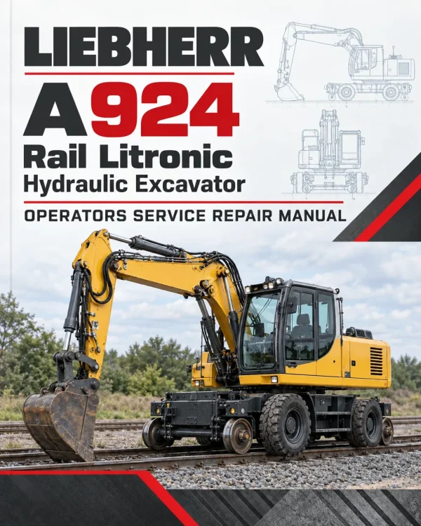 Liebherr A924 Rail Litronic Hydraulic Excavator Operators Service Repair Manual Liebherr A924 Rail Litronic Hydraulic Excavator Operators Service Repair Manual