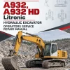 Liebherr A932, A932 HD Litronic Hydraulic Excavator Operators Service Repair Manual Liebherr A932, A932 HD Litronic Hydraulic Excavator Operators Service Repair Manual