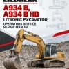 Liebherr A934 B, A934 B HD Litronic Excavator Operators Service Repair Manual