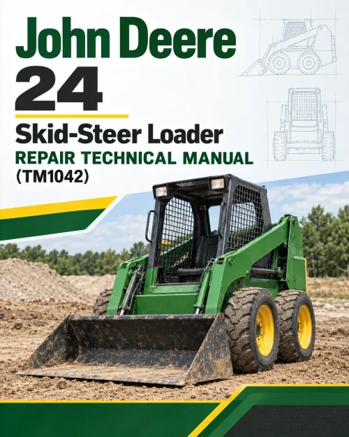 John Deere 24 Skid-Steer Loader Repair Technical Manual (TM1042) John Deere 24 Skid-Steer Loader Repair Technical Manual (TM1042)