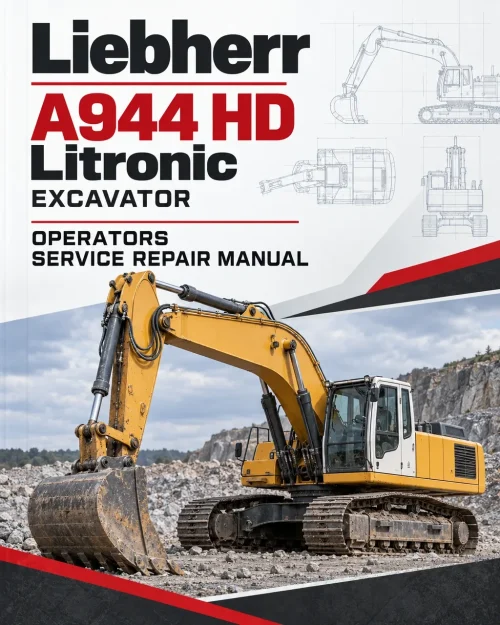 Liebherr A944 HD Litronic Excavator Operators Service Repair Manual Liebherr A944 HD Litronic Excavator Operators Service Repair Manual