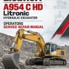 Liebherr A954 C HD Litronic Hydraulic Excavator Operators Service Repair Manual