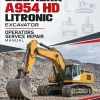 Liebherr A954 HD Litronic Excavator Operators Service Repair Manual