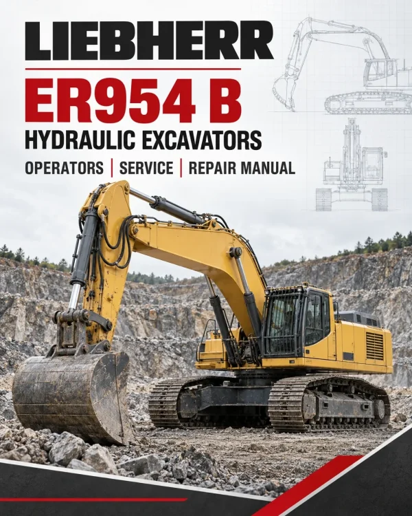 Liebherr ER954 B Hydraulic Excavators Operators Service Repair Manual Liebherr ER954 B Hydraulic Excavators Operators Service Repair Manual