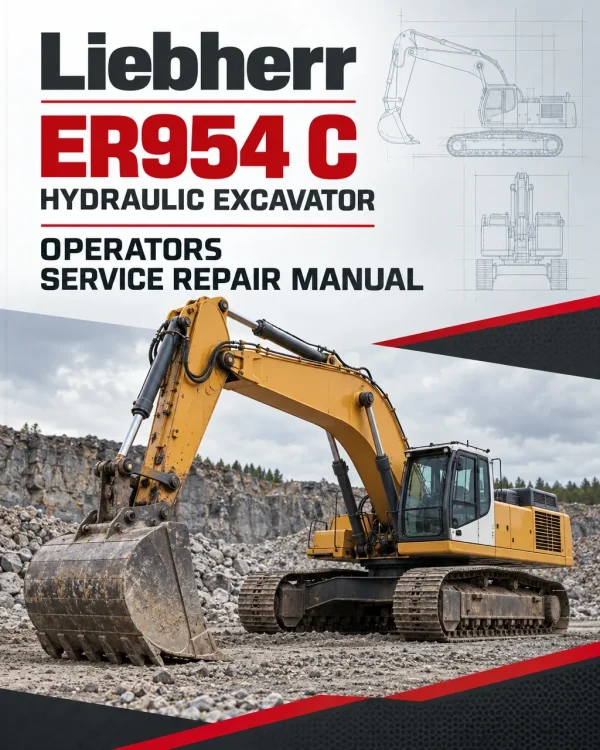 Liebherr ER954 C Hydraulic Excavator Operators Service Repair Manual