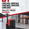 BT LWE140, LWE160, LWE180, LWE200, LWE250 Pallet Truck Manual