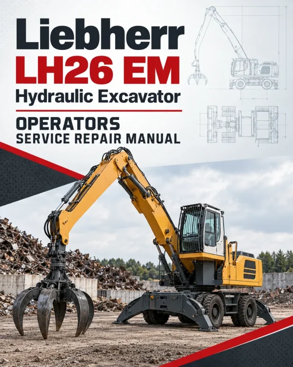 Liebherr LH26 EM Hydraulic Excavator Operators Service Repair Manual Liebherr LH26 EM Hydraulic Excavator Operators Service Repair Manual