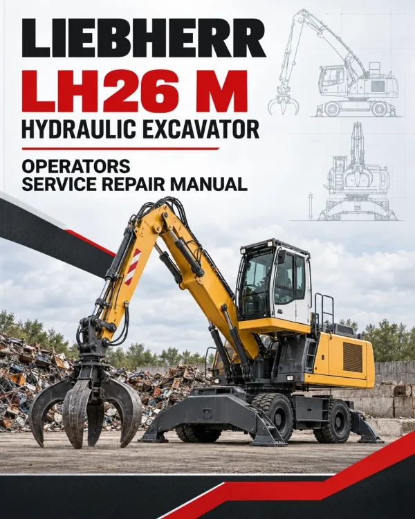 Liebherr LH26 M Hydraulic Excavator Operators Service Repair Manual Liebherr LH26 M Hydraulic Excavator Operators Service Repair Manual