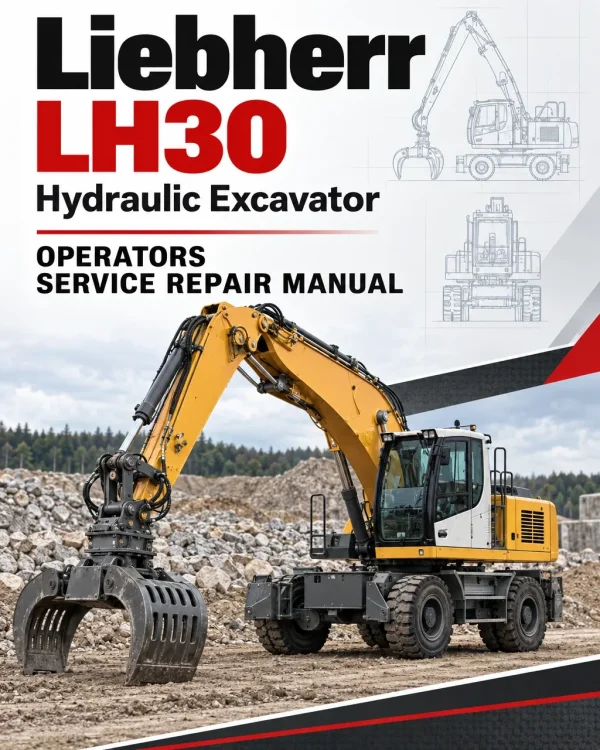 Liebherr LH30 M Hydraulic Excavator Operators Service Repair Manual Liebherr LH30 M Hydraulic Excavator Operators Service Repair Manual