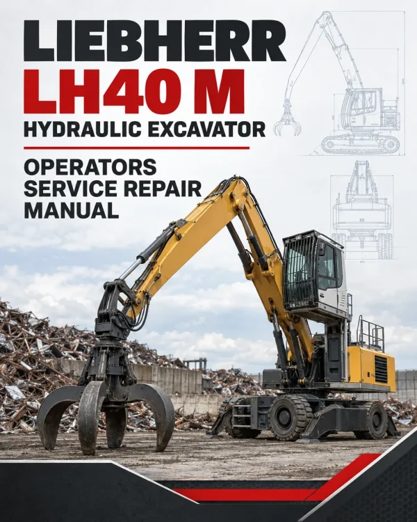 Liebherr LH40 M Hydraulic Excavator Operators Service Repair Manual Liebherr LH40 M Hydraulic Excavator Operators Service Repair Manual