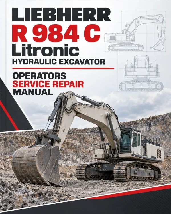Liebherr R 984 C Litronic Hydraulic Excavator Operators Service Repair Manual Liebherr R 984 C Litronic Hydraulic Excavator Operators Service Repair Manual