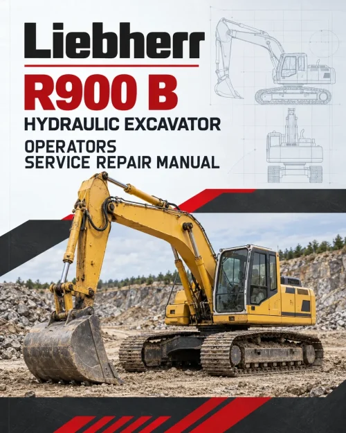 Liebherr R900 B Hydraulic Excavator Operators Service Repair Manual Liebherr R900 B Hydraulic Excavator Operators Service Repair Manual
