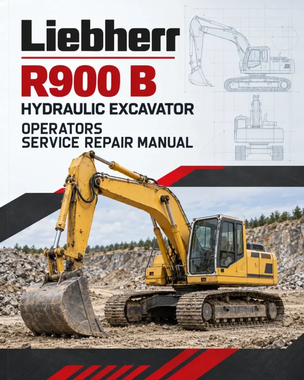 Liebherr R900 B Hydraulic Excavator Operators Service Repair Manual Liebherr R900 B Hydraulic Excavator Operators Service Repair Manual