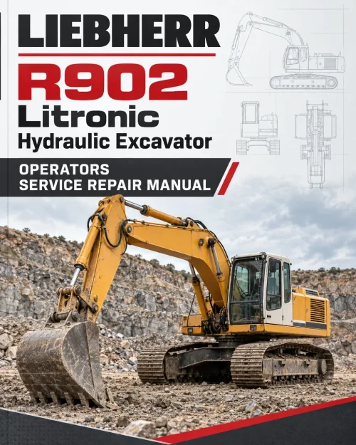 Liebherr R902 Litronic Hydraulic Excavator Operators Service Repair Manual Liebherr R902 Litronic Hydraulic Excavator Operators Service Repair Manual
