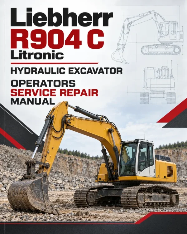Liebherr R904 C Litronic Hydraulic Excavator Operators Service Repair Manual Liebherr R904 C Litronic Hydraulic Excavator Operators Service Repair Manual