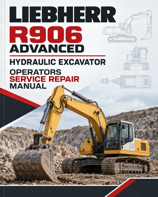 Liebherr R906 Advanced Hydraulic Excavator Operators Service Repair Manual Liebherr R906 Advanced Hydraulic Excavator Operators Service Repair Manual