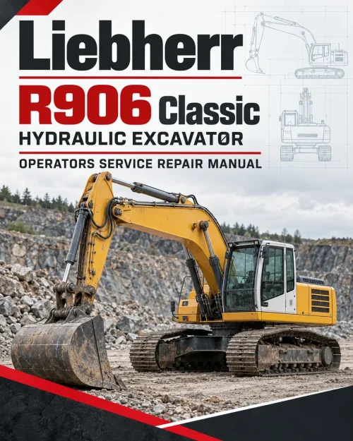 Liebherr R906 Classic Hydraulic Excavator Operators Service Repair Manual Liebherr R906 Classic Hydraulic Excavator Operators Service Repair Manual