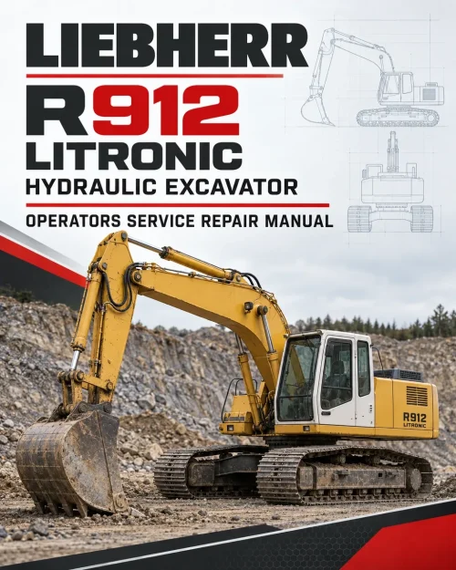 Liebherr R912 Litronic Hydraulic Excavator Operators Service Repair Manual Liebherr R912 Litronic Hydraulic Excavator Operators Service Repair Manual