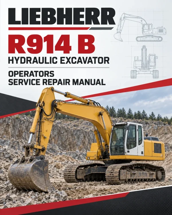 Liebherr R914 B Hydraulic Excavator Operators Service Repair Manual Liebherr R914 B Hydraulic Excavator Operators Service Repair Manual